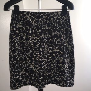 Black pleated skirt